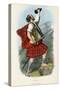 Macduff , from the Clans of the Scottish Highlands, Pub.1845 (Colour Litho)-Robert Ronald McIan-Stretched Canvas