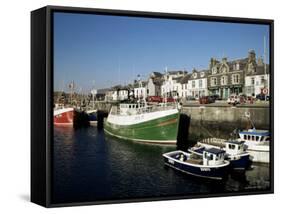 Macduff Near Banff, Grampian, Scotland, United Kingdom-Hans Peter Merten-Framed Stretched Canvas