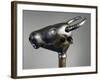 Mace in Shape of an Ox Head in Steel and Gold with Inscriptions in Arabic-null-Framed Giclee Print