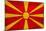 Macedonia Flag Design with Wood Patterning - Flags of the World Series-Philippe Hugonnard-Mounted Art Print