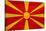 Macedonia Flag Design with Wood Patterning - Flags of the World Series-Philippe Hugonnard-Stretched Canvas