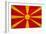 Macedonia Flag Design with Wood Patterning - Flags of the World Series-Philippe Hugonnard-Framed Art Print