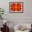 Macedonia Flag Design with Wood Patterning - Flags of the World Series-Philippe Hugonnard-Framed Art Print displayed on a wall