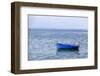 Macedonia, Ohrid and Lake Ohrid. Blue Fishing Boat-Emily Wilson-Framed Photographic Print