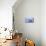 Macedonia, Ohrid and Lake Ohrid. Blue Fishing Boat-Emily Wilson-Mounted Photographic Print displayed on a wall