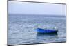 Macedonia, Ohrid and Lake Ohrid. Blue Fishing Boat-Emily Wilson-Mounted Photographic Print