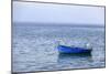 Macedonia, Ohrid and Lake Ohrid. Blue Fishing Boat-Emily Wilson-Mounted Photographic Print