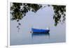 Macedonia, Ohrid and Lake Ohrid. Blue Fishing Boat-Emily Wilson-Framed Photographic Print