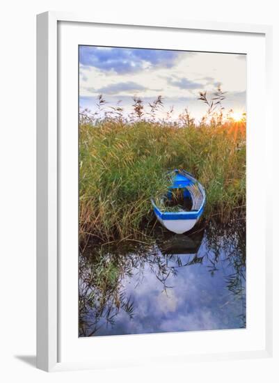 Macedonia, Ohrid and Lake Ohrid. Boats on Water-Emily Wilson-Framed Photographic Print