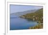 Macedonia, Ohrid and Lake Ohrid, Coastline Landscape-Emily Wilson-Framed Photographic Print