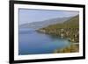 Macedonia, Ohrid and Lake Ohrid, Coastline Landscape-Emily Wilson-Framed Photographic Print