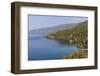 Macedonia, Ohrid and Lake Ohrid, Coastline Landscape-Emily Wilson-Framed Photographic Print