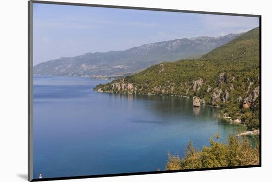 Macedonia, Ohrid and Lake Ohrid, Coastline Landscape-Emily Wilson-Mounted Photographic Print