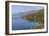 Macedonia, Ohrid and Lake Ohrid, Coastline Landscape-Emily Wilson-Framed Photographic Print