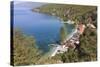 Macedonia, Ohrid and Lake Ohrid, Sheltered Beach-Emily Wilson-Stretched Canvas