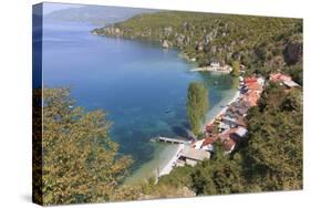 Macedonia, Ohrid and Lake Ohrid, Sheltered Beach-Emily Wilson-Stretched Canvas