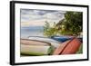 Macedonia, Ohrid, Boats on the Shore of Lake Ohrid-Emily Wilson-Framed Photographic Print