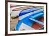 Macedonia, Ohrid, Close Up of Boats on the Shore of Lake Ohrid-Emily Wilson-Framed Photographic Print