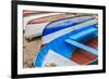 Macedonia, Ohrid, Close Up of Boats on the Shore of Lake Ohrid-Emily Wilson-Framed Photographic Print