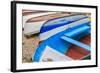 Macedonia, Ohrid, Close Up of Boats on the Shore of Lake Ohrid-Emily Wilson-Framed Photographic Print