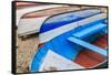 Macedonia, Ohrid, Close Up of Boats on the Shore of Lake Ohrid-Emily Wilson-Framed Stretched Canvas