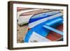 Macedonia, Ohrid, Close Up of Boats on the Shore of Lake Ohrid-Emily Wilson-Framed Photographic Print