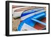 Macedonia, Ohrid, Close Up of Boats on the Shore of Lake Ohrid-Emily Wilson-Framed Photographic Print