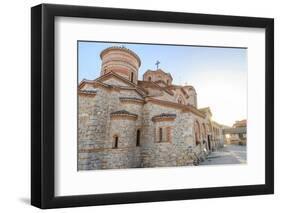 Macedonia, Ohrid, Lake Ohrid, Saint Panteleimon Monastery on Plaosnik-Emily Wilson-Framed Photographic Print