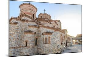 Macedonia, Ohrid, Lake Ohrid, Saint Panteleimon Monastery on Plaosnik-Emily Wilson-Mounted Photographic Print