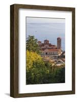 Macedonia, Ohrid, Lake Ohrid, Saint Panteleimon Monastery on Plaosnik-Emily Wilson-Framed Photographic Print