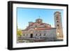 Macedonia, Ohrid, Lake Ohrid, Saint Panteleimon Monastery on Plaosnik-Emily Wilson-Framed Photographic Print