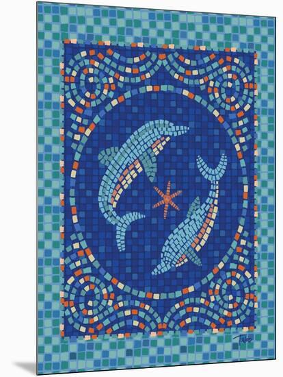 Macedonia Reef Dolphins-Teresa Woo-Mounted Art Print