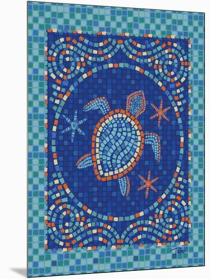 Macedonia Reef Turtle-Teresa Woo-Mounted Art Print