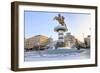 Macedonia, Skopje, Macedonia Square Fountain, 'Warrior on Horseback' Statue-Emily Wilson-Framed Photographic Print