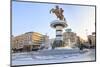 Macedonia, Skopje, Macedonia Square Fountain, 'Warrior on Horseback' Statue-Emily Wilson-Mounted Photographic Print