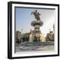 Macedonia, Skopje, Macedonia Square Fountain, 'Warrior on Horseback' Statue-Emily Wilson-Framed Photographic Print