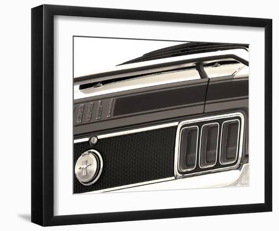 Mach One in Sepia-Richard James-Framed Art Print