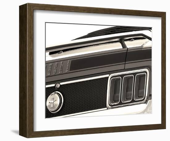 Mach One in Sepia-Richard James-Framed Art Print