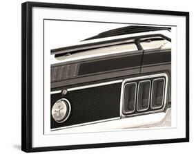 Mach One in Sepia-Richard James-Framed Art Print