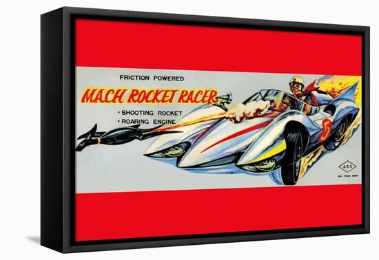 Mach Rocket Racer-null-Framed Stretched Canvas