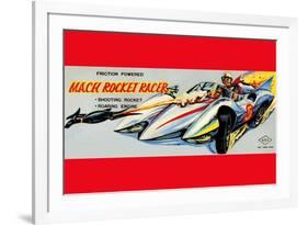 Mach Rocket Racer-null-Framed Premium Giclee Print