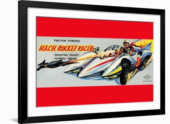 Mach Rocket Racer-null-Framed Premium Giclee Print