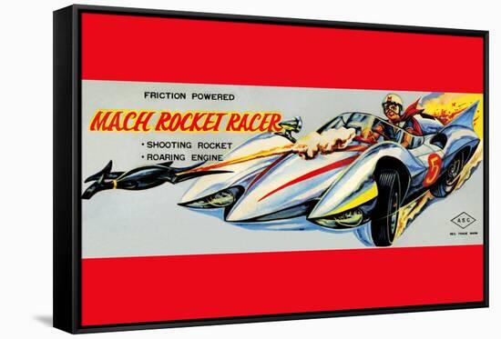 Mach Rocket Racer-null-Framed Stretched Canvas