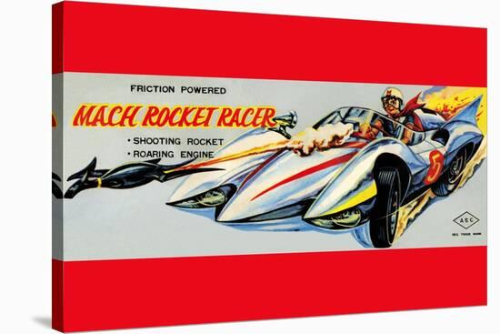 Mach Rocket Racer-null-Stretched Canvas
