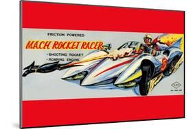 Mach Rocket Racer-null-Mounted Premium Giclee Print