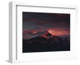 Machapuchare (Machhapuchhre) (Fish Tail) Mountain, in the Annapurna Himal of North Central Nepal, N-Mark Chivers-Framed Photographic Print