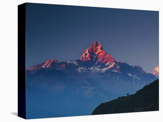 Machapuchare (Machhapuchhre) (Fish Tail) Mountain, in the Annapurna Himal of North Central Nepal, N-Mark Chivers-Stretched Canvas