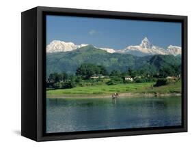 Machapuchare (Machhapuchhre) Peak, Pokhara, Himalayas, Nepal-Sybil Sassoon-Framed Stretched Canvas