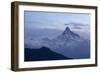 Machapuchare Peak (Fish Tail) From The South. Annapurna Conservation Area. Nepal-Oscar Dominguez-Framed Photographic Print