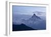 Machapuchare Peak (Fish Tail) From The South. Annapurna Conservation Area. Nepal-Oscar Dominguez-Framed Photographic Print